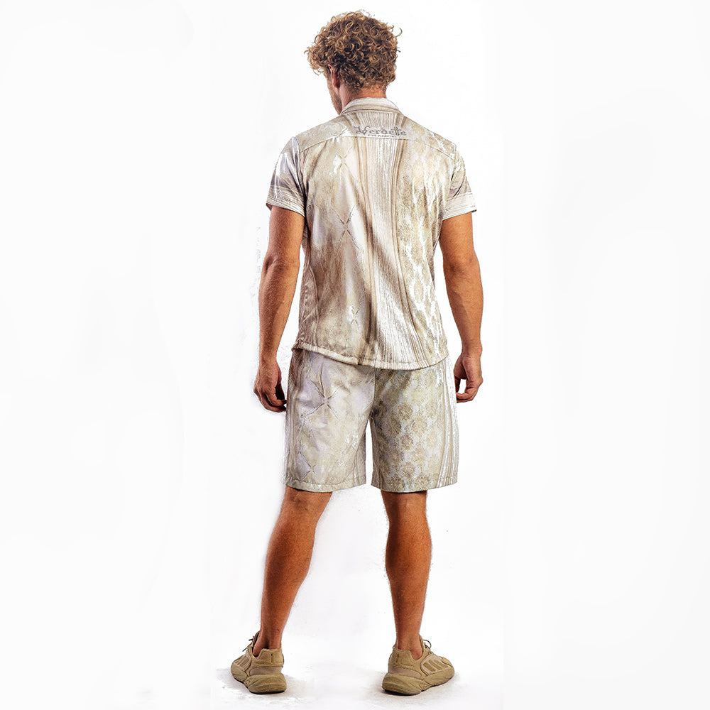 SHORTS BARROC TEXTURE VERDETTE